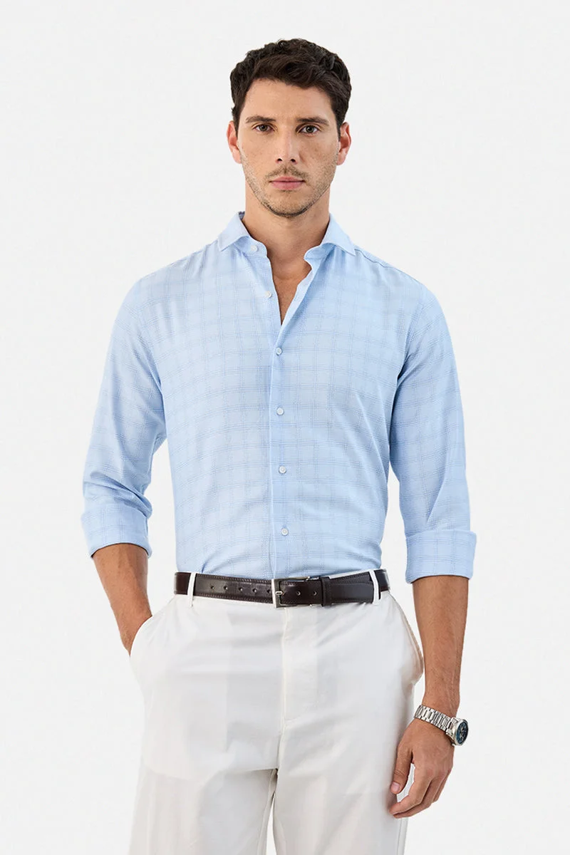 سنيتش Slim Fit Checks Luxe Shirt